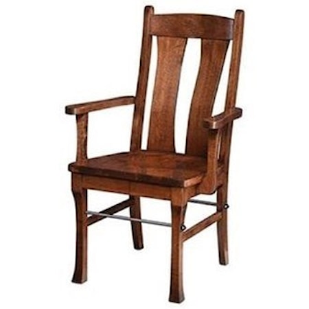Customizable Steel Rod Arm Chair