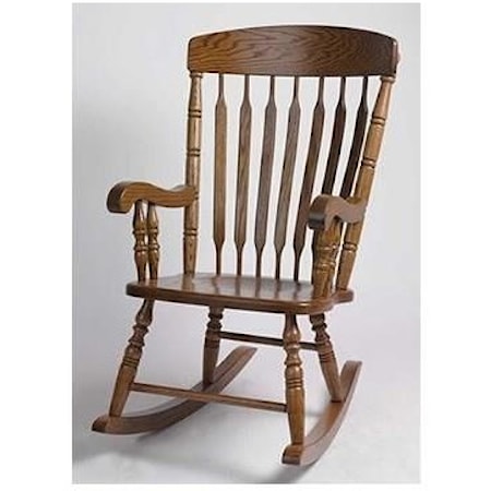 Customizable Solid Wood Grandmother Rocker