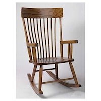 Customizable Solid Wood Country Rocker
