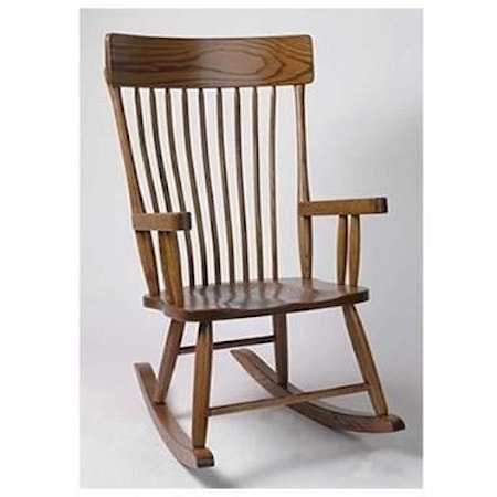 Customizable Solid Wood Country Rocker