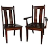 Horseshoe Bend Heritage Customizable Solid Wood Arm Chair