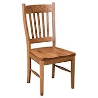 Customizable Solid Wood Side Chair