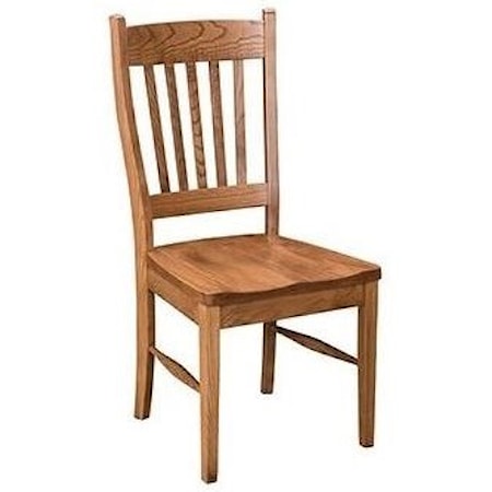 Customizable Solid Wood Side Chair