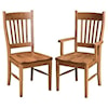 Horseshoe Bend Shaker Customizable Solid Wood Side Chair