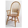 Horseshoe Bend Spindle Solid Wood Eight Spindle High Back Arm Chair