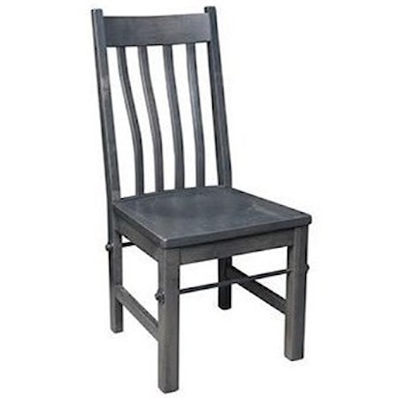 Customizable Steel Rod Side Chair