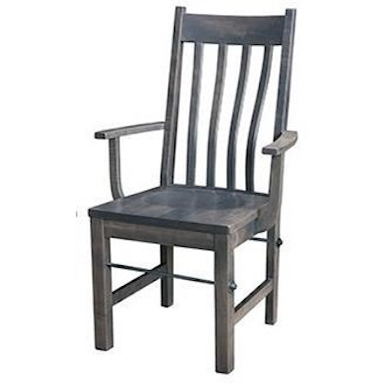 Horseshoe Bend Taylor Customizable Steel Rod Arm Chair