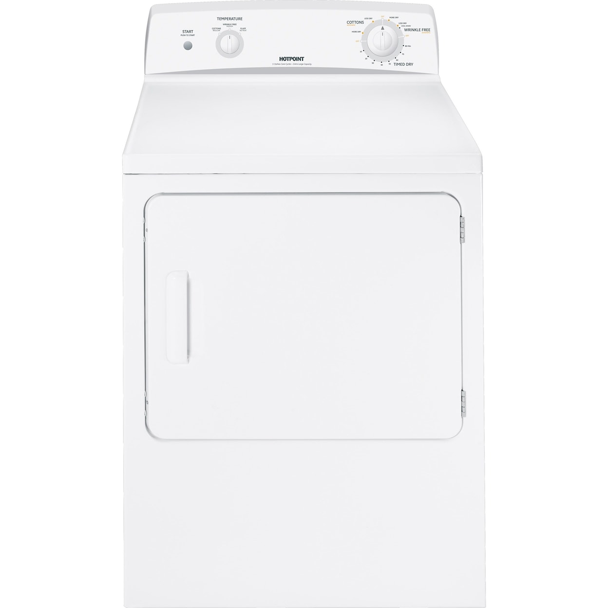 Hotpoint Dryers 6.0 Cu. Ft. Capacity Dura Drum Dryer