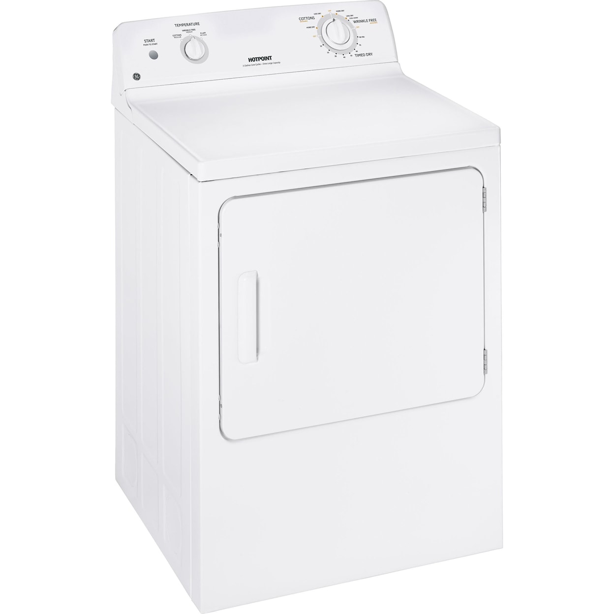 Hotpoint Dryers 6.0 Cu. Ft. Capacity Dura Drum Dryer