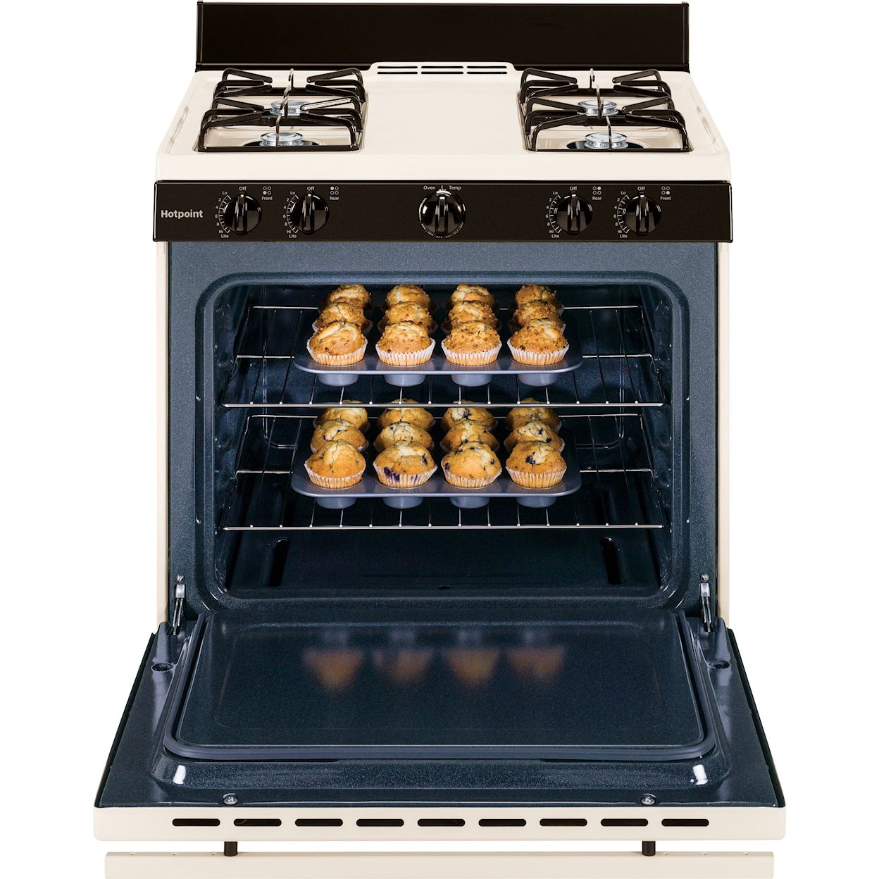 Hotpoint Gas Ranges - Hotpoint 30" Free-Standing Natural Gas Range