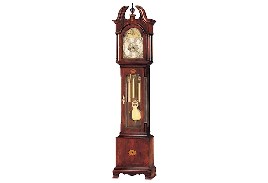 H10 Clocks Taylor Grandfather Clock by Howard Miller at Mueller Furniture