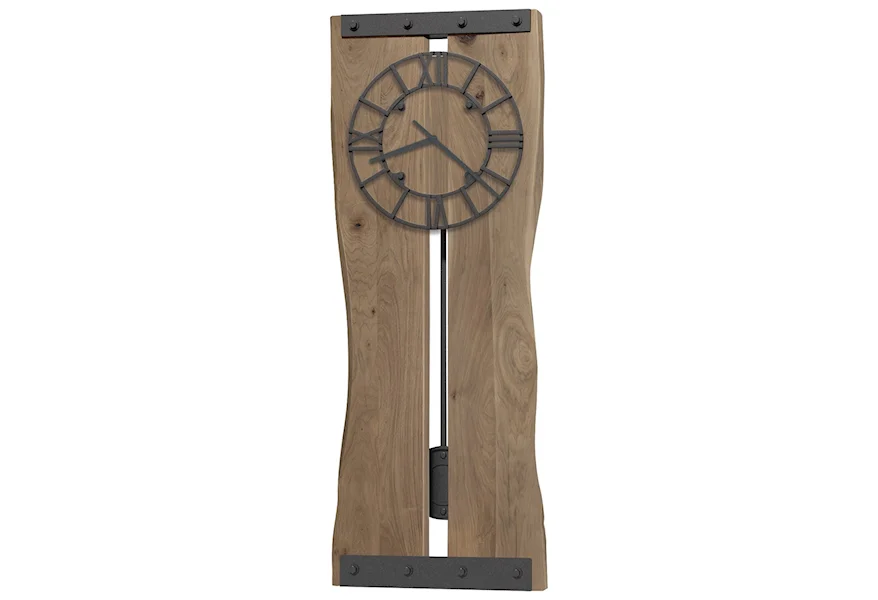 620 Zeno Wall Clock by Howard Miller at Swann's Furniture & Design