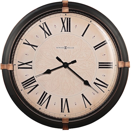 Atwater Roman Numeral Wall Clock