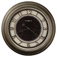 Kennesaw Antique Nickel Wall Clock