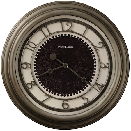 Kennesaw Antique Nickel Wall Clock