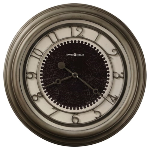 Kennesaw Antique Nickel Wall Clock