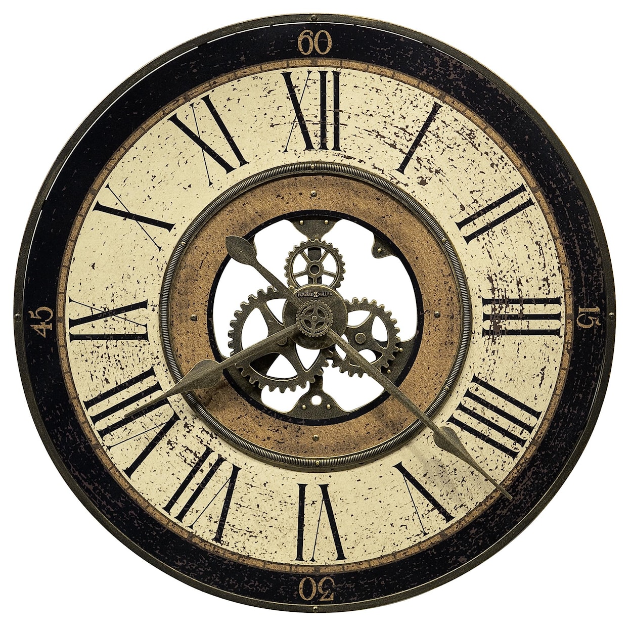 Howard Miller Wall Clocks Brass Works Wall Clock