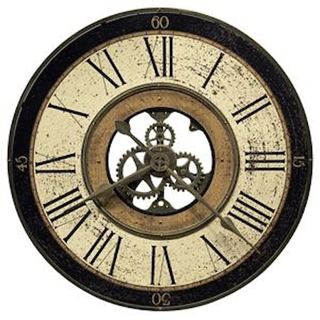 Brass Works Wall Clock