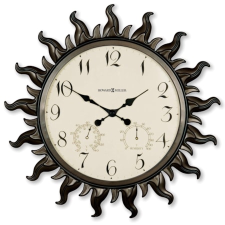 Sunburst II Wall Clock