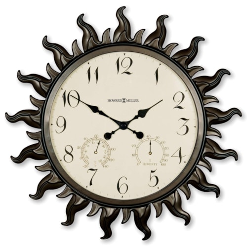 Sunburst II Wall Clock