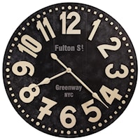 Fulton Street Wall Clock