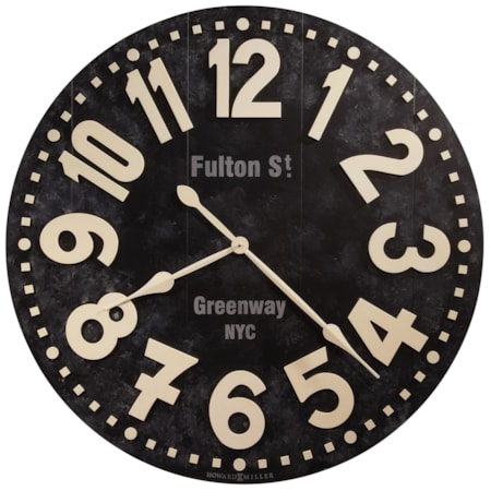 Fulton Street Wall Clock