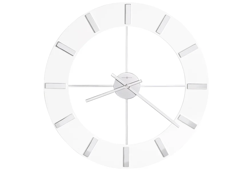 Wall Clocks Pearl Wall Clock by Howard Miller at Esprit Decor Home Furnishings