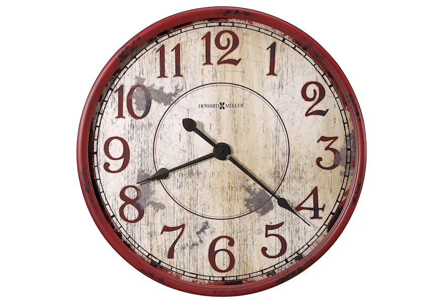 Wall Clocks Back 40 Wall Clock by Howard Miller at Swann's Furniture & Design