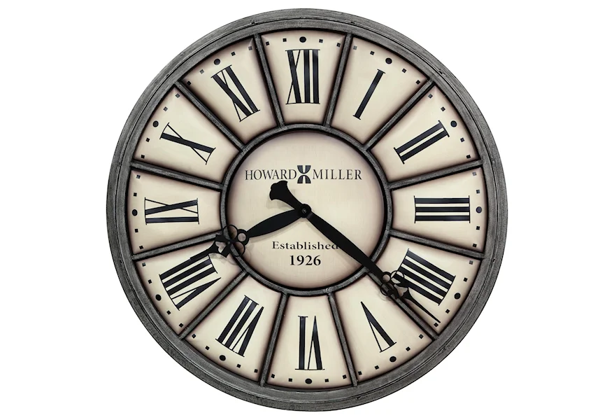 Wall Clocks Company Time II Wall Clock by Howard Miller at Mueller Furniture