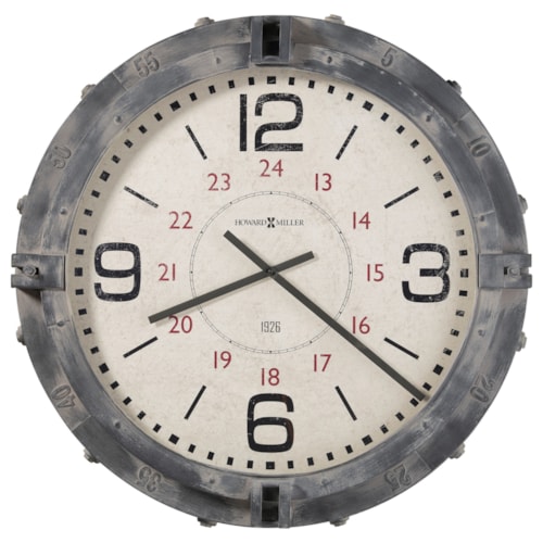 Seven Seas Oversized Metal Wall Clock