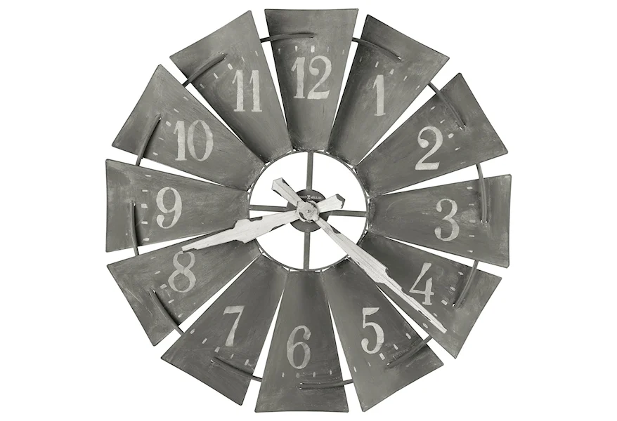 Wall Clocks Windmill Wall Clock by Howard Miller at HomeWorld Furniture