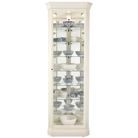 Delia Corner Curio Cabinet