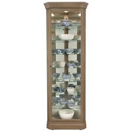 Delia Corner Curio Cabinet