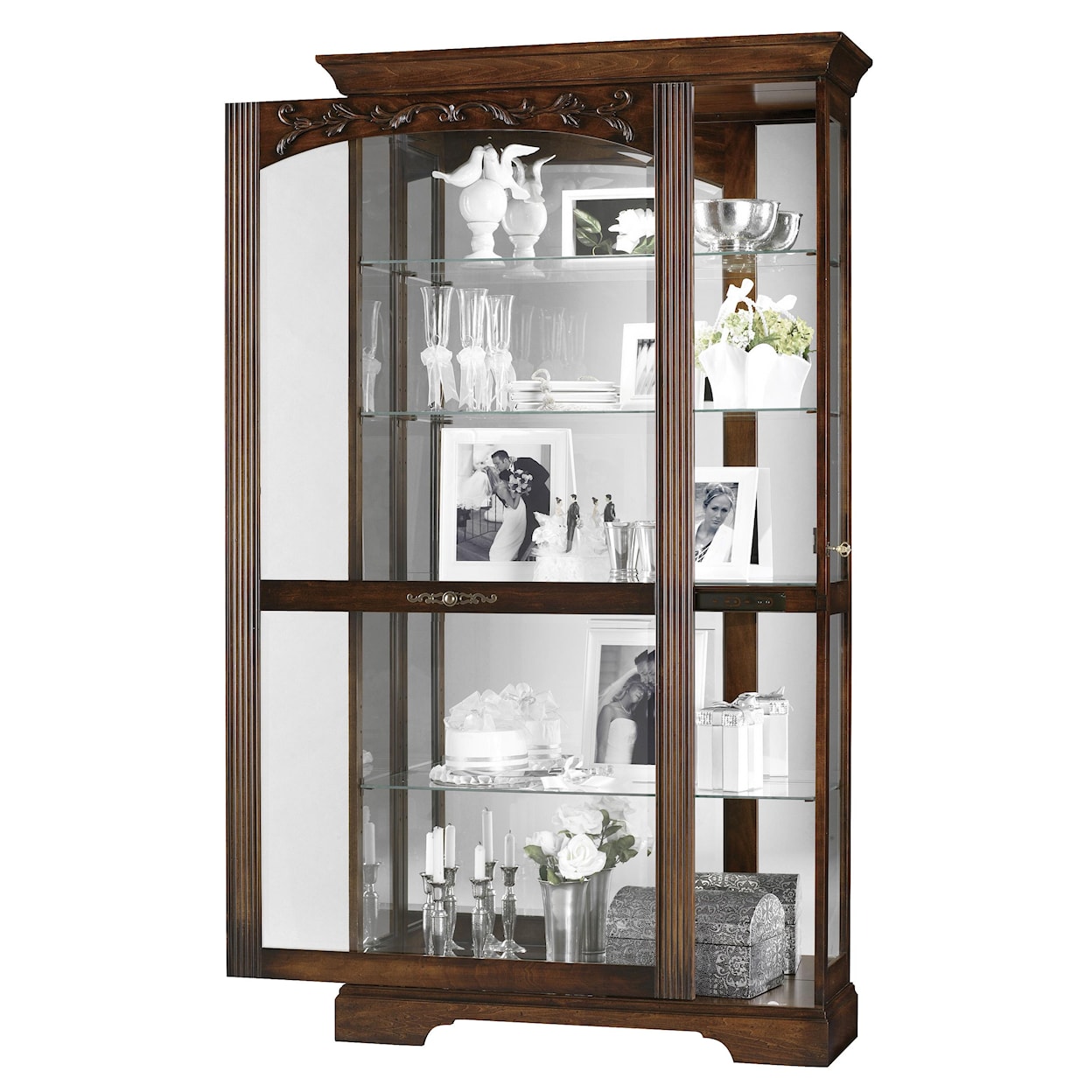 Howard Miller Furniture Trend Designs Curios Hartland Display Cabinet