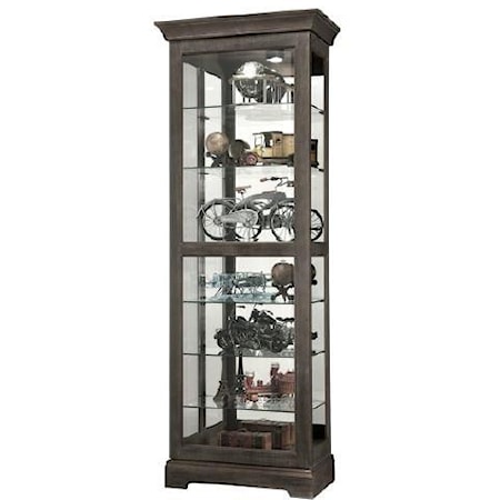 Gable Curio Cabinet