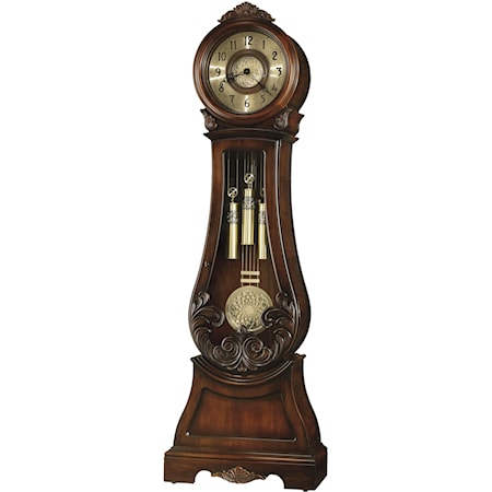 Diana Grandfather Clock with Decorative Overlays