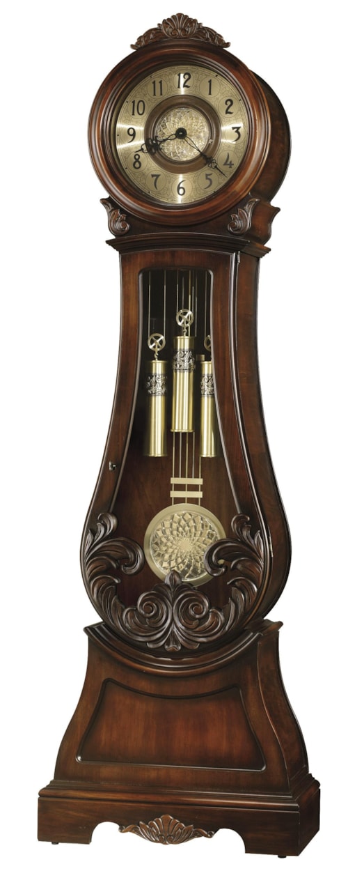 Diana Grandfather Clock with Decorative Overlays