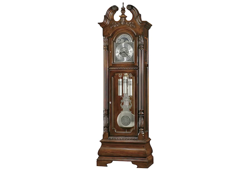 H10 Clocks Stratford Grandfather Clock by Howard Miller at Mueller Furniture