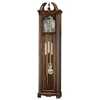 Princeton Grandfather Clock with Polished Brass Dial