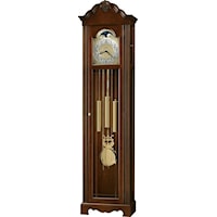 Nicea Grandfather Clock with Carved Shell