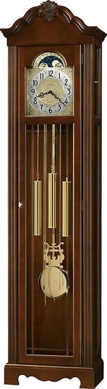 Nicea Grandfather Clock with Carved Shell
