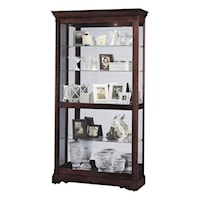 Sliding Door Curio Cabinet