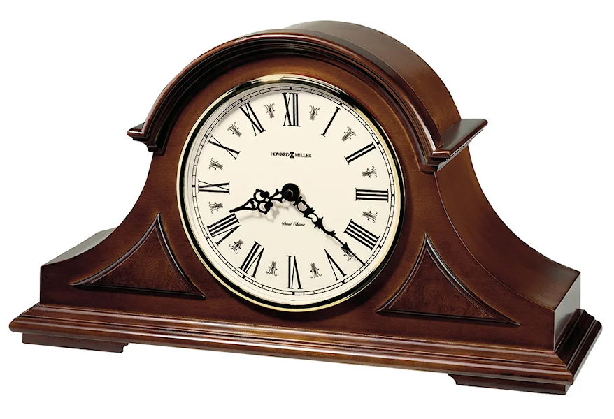 Table & Mantel Clocks Burton Mantel Clock by Howard Miller at Mueller Furniture