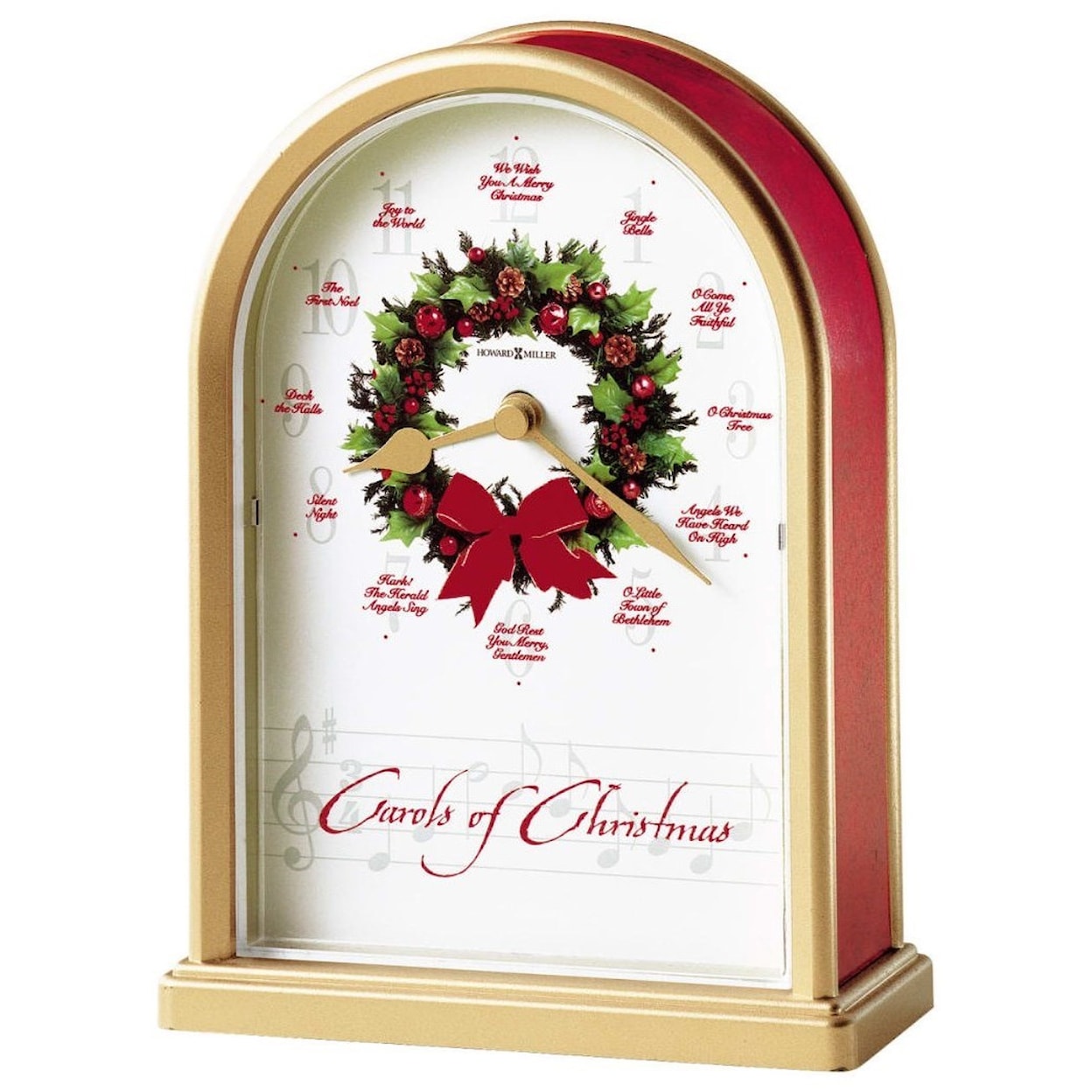 Howard Miller Table & Mantel Clocks Carols of Christmas Mantel Clock