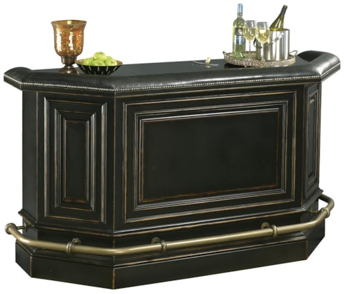Burnished Black Bar Cabinet