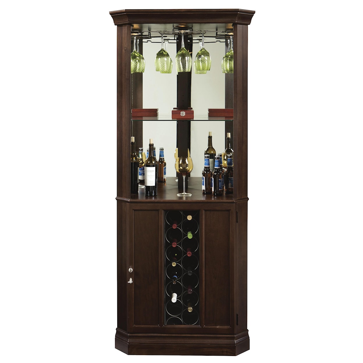 Howard Miller Wine & Bar Furnishings Piedmont Wine & Bar Cabinet