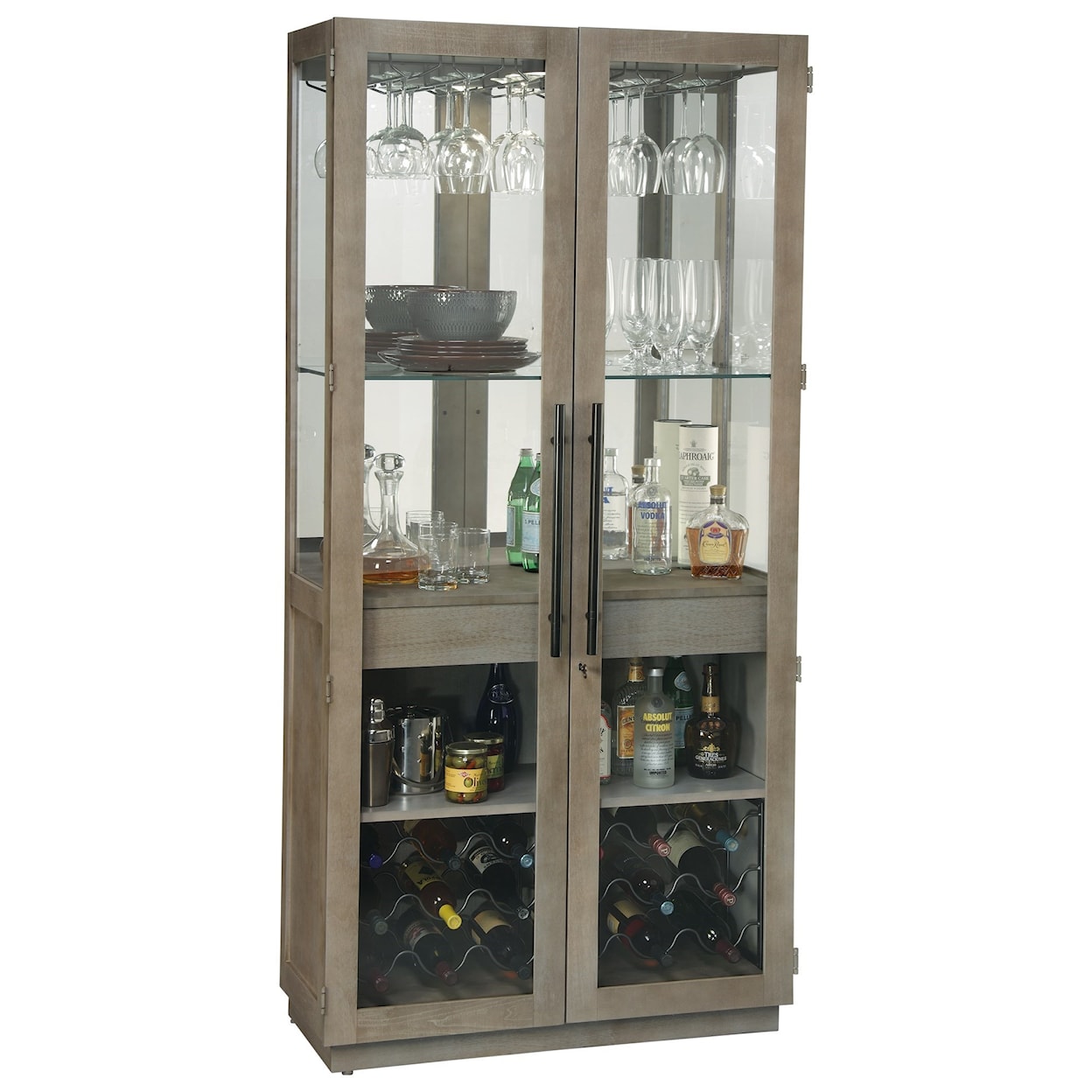 Howard Miller Wine Chaperone Wine & Bar Cabinet