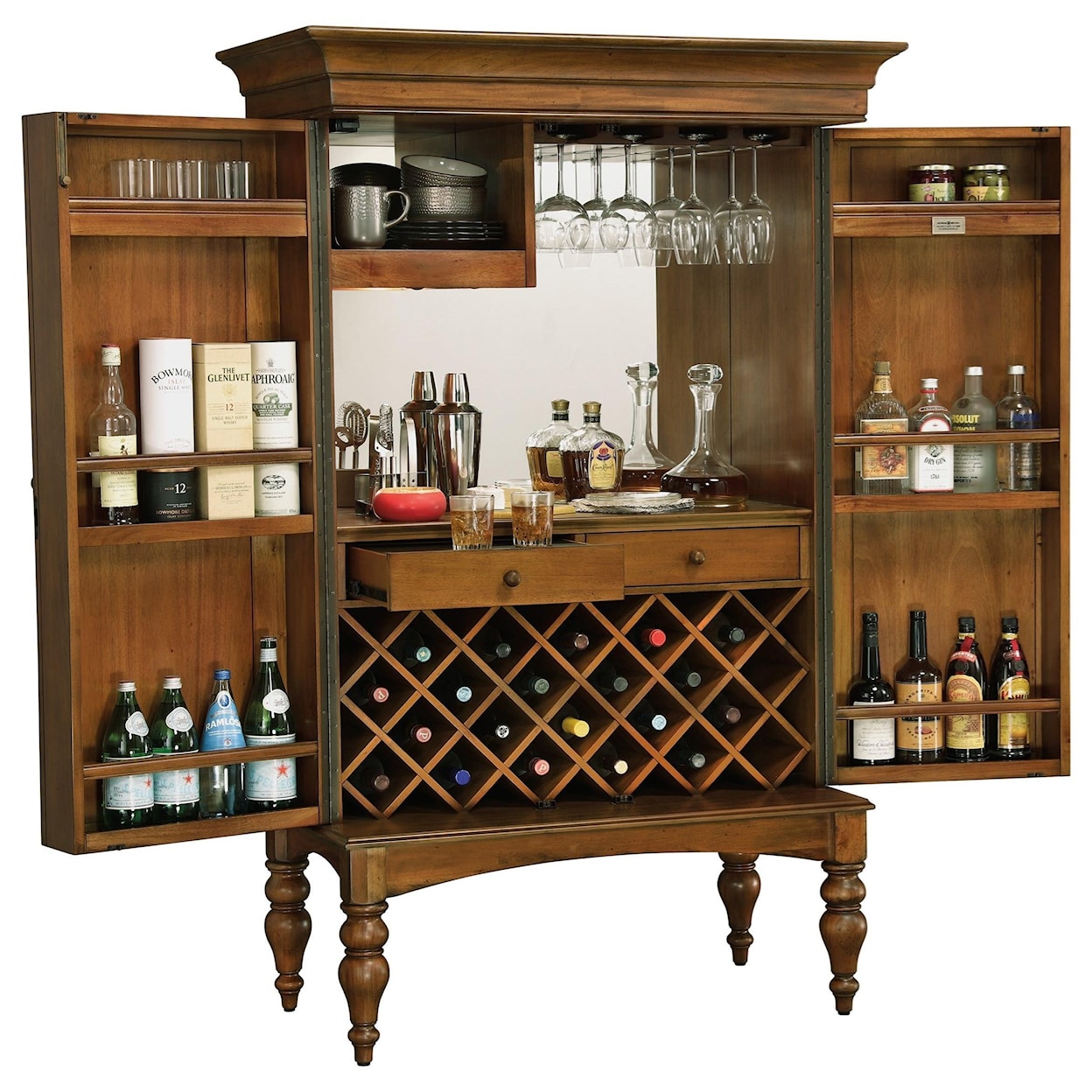 Howard Miller Wine & Bar Furnishings Toscana Wine & Bar Cabinet