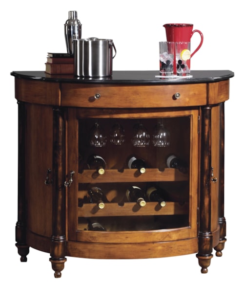 Merlot Valley Wine & Bar Cabinet