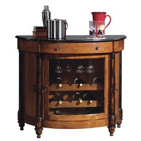 Merlot Valley Wine & Bar Cabinet
